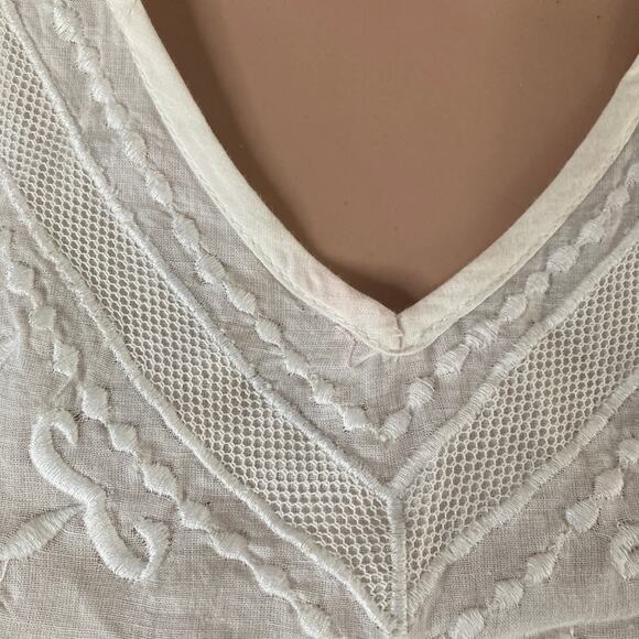 Chic Collection Shirt Womens Small White New - Picture 5 of 11